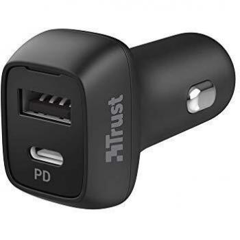 Trust Urban QMAX USB C+A Car Charger PD 30W