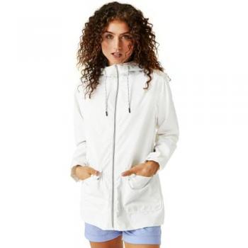 Regatta Women's Bayletta Waterproof Hooded Jacket - White, Size 20