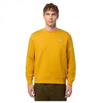 Sudadera Casual North Sails para Hombre con Logotipo Amarillo (M) - Algodón, Outlet 2024