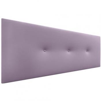 Cabecero de Polipiel Acolchado Liso con Botones 160x50cm para Camas 150/160 - Color Lila