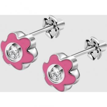 Pendiente de niña Time Road WS03374 Basics con motivo flor