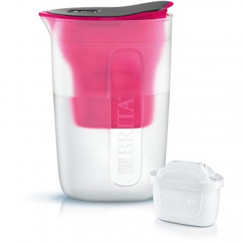 BRITA Fun wassfi lter Jarra, Polipropileno, 17 x 7 x 23 cm, Polipropileno, Rosa, 17.0 x 7.0 x 23.0 cm