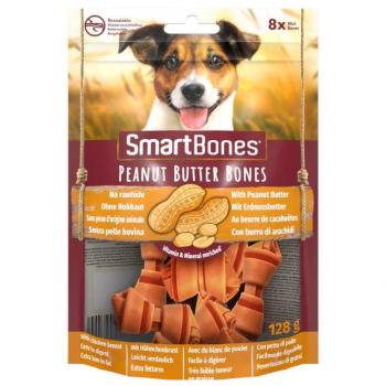 SmartBones Peanut Butter Bones con Relleno de Pollo para Perros