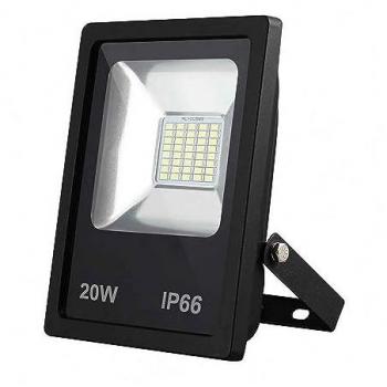 Proyector LED SMD Dacita 20W 6500K Negro 1800lm IP66 - Alta Potencia Exterior