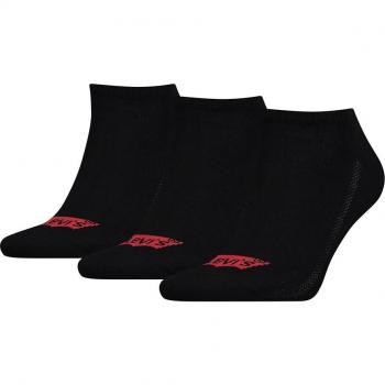 Pack 3 Calcetines Negros Levis Batwin Corte Bajo