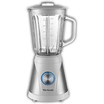 Mx Onda MX-BBM2151 Batidora de Vaso, 600 W, 1.5 litros, 0 Decibelios, Negro