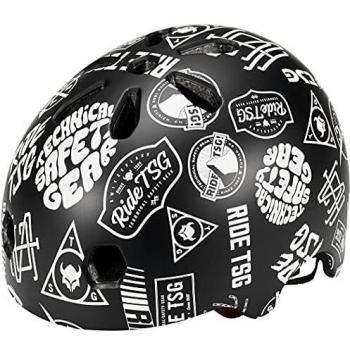 TSG Meta Graphic Design 2022 - Casco de bicicleta para niños, color blanco y negro