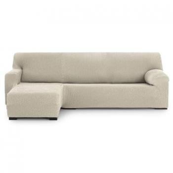 Funda Chaise Longue Brazo Corto Izquierdo Bielástica Thor Blanco 110 x 110 x 310 cm