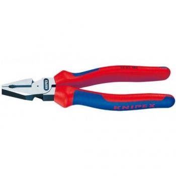 Knipex 02 02 200 Alicate Universal con Mangos Bimaterial de Alta Resistencia, Longitud 200 mm