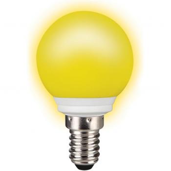 Bombilla Esférica LED amarillo 0.5 W