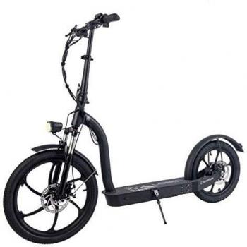 SMARTGYRO Lobo - Patinete eléctrico con Ruedas Neumáticas de 20 y 16 inches, Motor de 350W 36V, batería