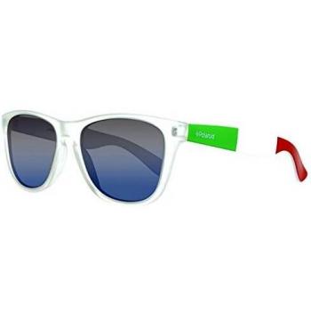 Polaroid S8443-D8C Unisex Sports Sunglasses with Italian Flag Design, Size: One Size, Blue Polycarbonate with UV Protection