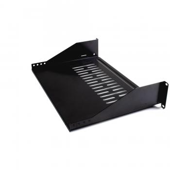 Bandeja Rack 19 2U 300mm Fijación Frontal