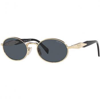 Sunglasses PRADA PR 65ZS ZVN09T - Women's Round Gold Sunglasses