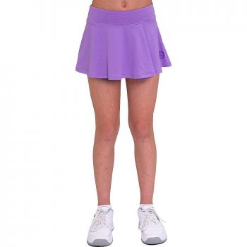 BIDI BADU Spike Falda Chicas - Lila, Rosa, Impresa en Olas
