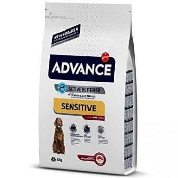 ADVANCE Sensitive Medium/Maxi - Pienso Para Perros Adultos De Razas Medianas y Grandes Con Cordero - 3 kg