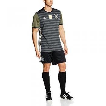 adidas DFB A JSY Camiseta 2ª Equipación-Línea Selección Alemana de Fútbol, Hombre, Gris