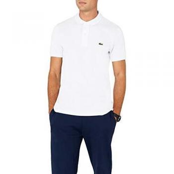 Lacoste Slim Fit Short Sleeve Polo Shirt White (PH4012) XS