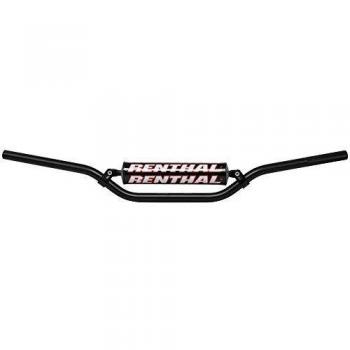 Renthal Manillar 7/8, color negro, talla 22,2 mm.