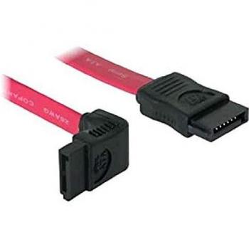 Cable SATA 30cm Rojo - Conectores 7 pines, compatible con SATA 150/300