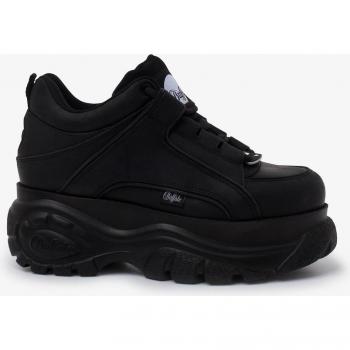 Buffalo 1339-14 Women's Black Platform Sneakers, Size 11 US / Size UK 7, Rubber Material