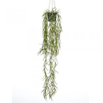 Planta colgante artificial Hoya 80 cm en jarrón