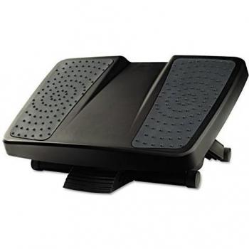 Fellowes - Ultimate Professional Series - Reposapiés Ergonómico de Altura Ajustable con Efecto Masaje - Soporte para Apoyo de Pies Inclinable para Oficina y Hogar. Eleva los Pies y las Piernas