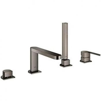 GROHE Plus 29307AL3 - Bañera de ducha de mano con 4 agujeros para 2 consumidores, color grafito duro