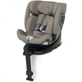 Foppapedretti Silla De Coche FP360 i-Size Desert, grupo 0+/1/2, homologación i-Size, instalación con cinturón o base ISOFIX, reclinable en múltiples posiciones, protección lateral avanzada