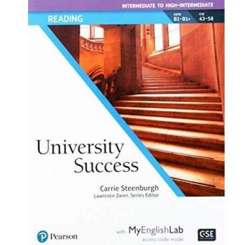 Pearson University Success Intermediate to High-Intermediate Reading with MyLab English Access