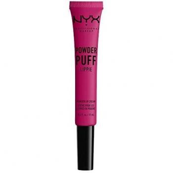 NYX PROFESSIONAL MAKEUP pintalabios mate larga duración Labial Poowder Puff Lippie Lip Cream Tono 5 Teenage Dream Color Rosa fucsia