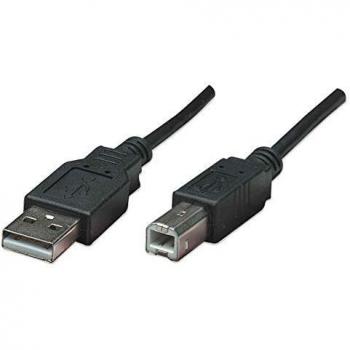 Manhattan USB-A to USB-B Cable, 0.5 m, Male to Male, 480 Mbps