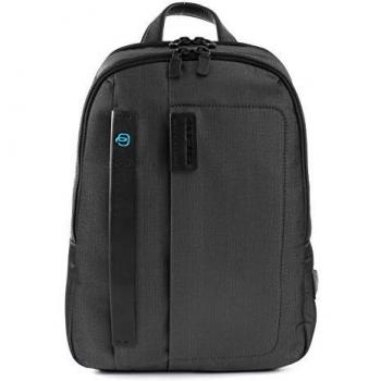 Piquadro P16 Grey Business Backpack with 40 cm Laptop Compartment