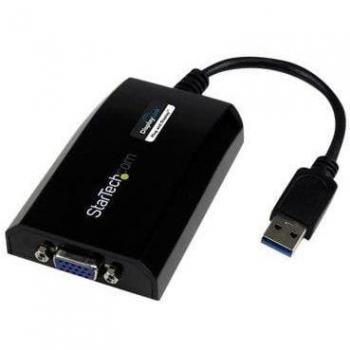 StarTech.com USB 3.0 to VGA External Video Card Multi Monitor Adapter - USB2VGAPRO2, supports resolutions up to 1920x1200, compatible with Mac and PC
