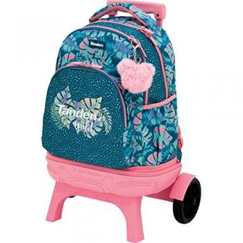 Mochila Compacta Premium Desmontable con Ruedas Grandes Multicolor Wild 203227