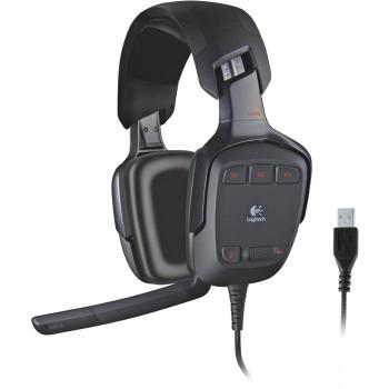 Logitech G35 - Auriculares con micrófono, negro