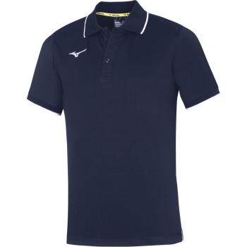 Mizuno Children's Short Sleeve Polo Shirt - Blue, Unisex, Size 10 Years
