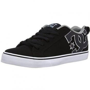 DC Court Vulc SE unisex adulto, pelle, sneaker skate, Grigio