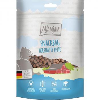 MjAMjAM Snackbag con pato - snacks para gatos - Pack Ahorro