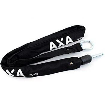 AXA Unisex's Plug-in Lock Cycle, Black, 130 cm