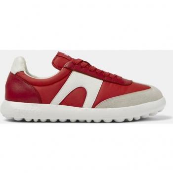 CAMPER Pelotas Xlite - Men's Red Sneakers (Size 46/12) in Cotton Fabric/Smooth Leather