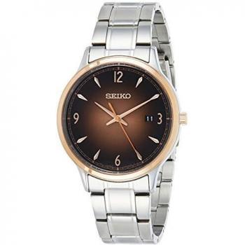Seiko Men's Analogue Quartz Watch with Stainless Steel Strap SGEH90P1