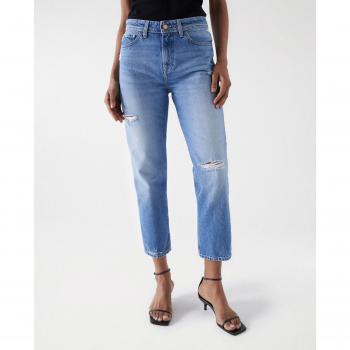 Vaquero de mujer Salsa Jeans True pitillos cropped slim 21008083