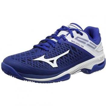 Mizuno Wave Exceed Tour4 CC, Zapatillas de Tenis Hombre, Azul