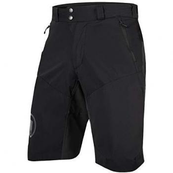 Pantalón corto Endura MT500 Spray Negro - XL, sin badana, impermeable, tejido resistente al agua, diseño ergonómico, múltiples bolsillos