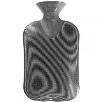 Fashy - Botella de Agua Caliente Acanalada en un Lado Azul 2 litros -1ST