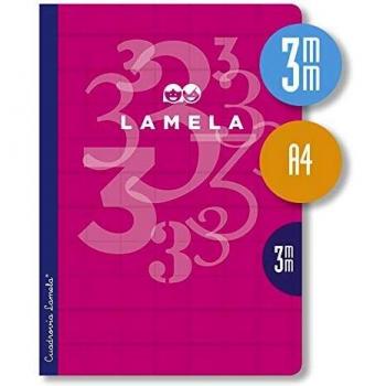Editorial Lamela 06A4003 Paquete 10 Libretas Lamela A4 - C 3-50 Hojas, 8 Colores Surtidos