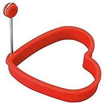 Lacor - 68082 - Molde Huevo Corazón Silicona - Rojo