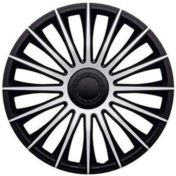 Tapacubos J-TEC 17 Austin Plata/Negro (4 unidades)