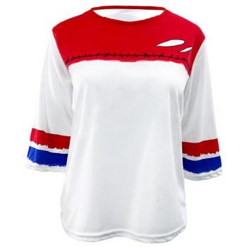 Partilandia Camiseta de Béisbol de Payasa Villana para niña